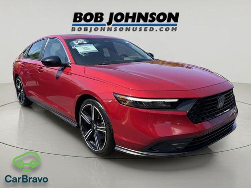 Radiant Red Metallic 2023 Honda Accord Hybrid Sport