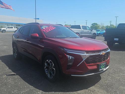 Crimson Metallic 2024 Chevrolet Trax LT