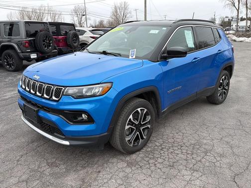 Laser Blue Pearlcoat 2023 Jeep Compass Limited