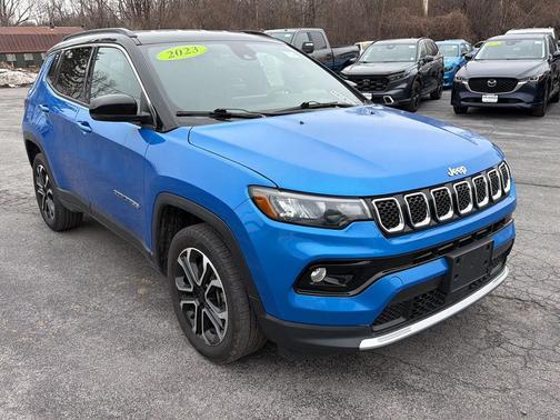 Laser Blue Pearlcoat 2023 Jeep Compass Limited