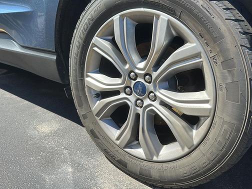 Blue Metallic 2019 Ford Edge Titanium