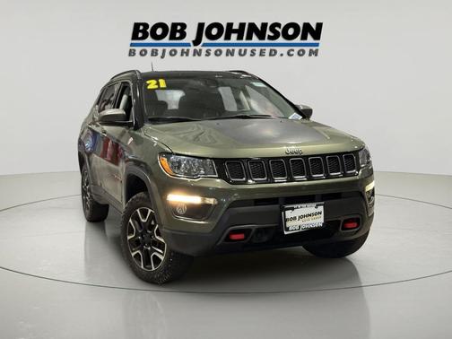 Olive Green Pearlcoat 2021 Jeep Compass Trailhawk