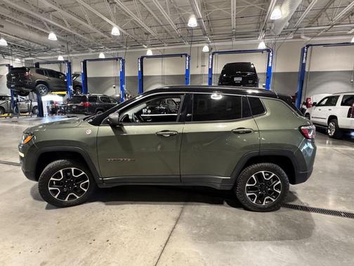 Olive Green Pearlcoat 2021 Jeep Compass Trailhawk