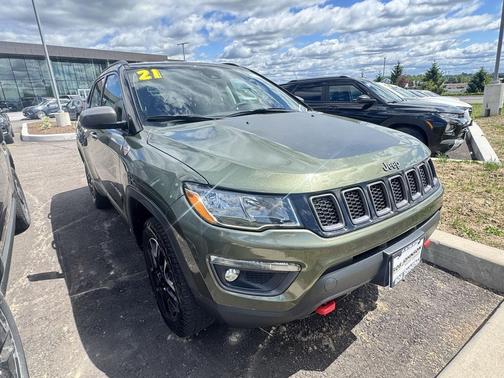 Olive Green Pearlcoat 2021 Jeep Compass Trailhawk