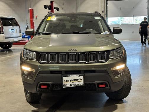 Olive Green Pearlcoat 2021 Jeep Compass Trailhawk