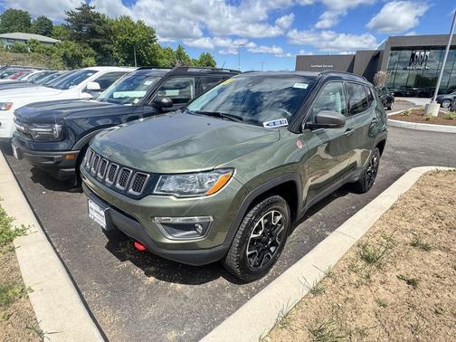 Olive Green Pearlcoat 2021 Jeep Compass Trailhawk