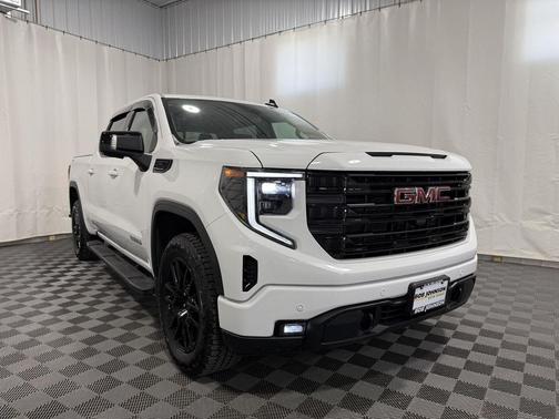 Summit White 2025 GMC Sierra 1500 Elevation
