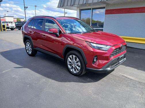 Ruby Flare Pearl 2025 Toyota RAV4 XLE Premium
