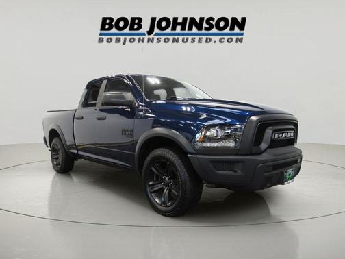 Patriot Blue Pearlcoat 2021 RAM 1500 Classic Warlock Quad Cab 4x4 6'4' Box