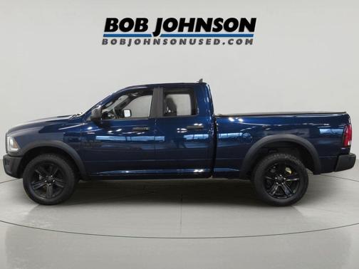 Patriot Blue Pearlcoat 2021 RAM 1500 Classic Warlock Quad Cab 4x4 6'4' Box