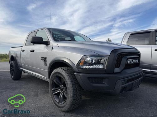Billet Silver Metallic Clearcoat 2021 RAM 1500 Classic Warlock Quad Cab 4x4 6'4' Box