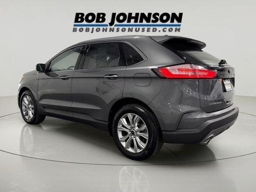 Carbonized Gray Metallic 2023 Ford Edge Titanium