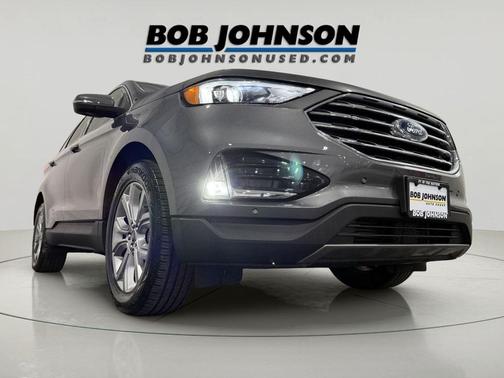 Carbonized Gray Metallic 2023 Ford Edge Titanium