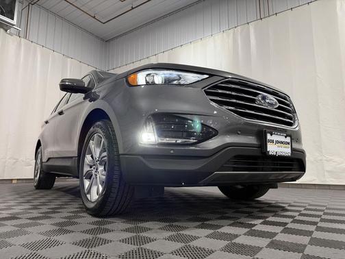 Carbonized Gray Metallic 2023 Ford Edge Titanium