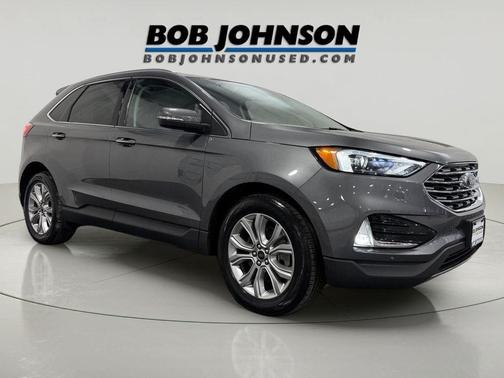 Carbonized Gray Metallic 2023 Ford Edge Titanium