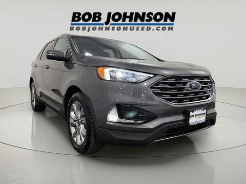 Carbonized Gray Metallic 2023 Ford Edge Titanium