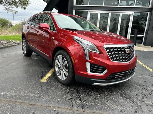 Radiant Red Tintcoat 2024 Cadillac XT5 Premium Luxury