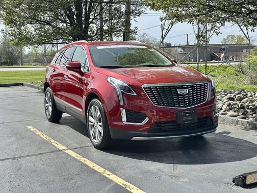 Radiant Red Tintcoat 2024 Cadillac XT5 Premium Luxury