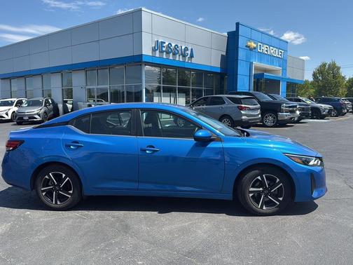Electric Blue Metallic 2024 Nissan Sentra SV