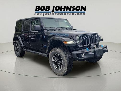 Black Clearcoat 2024 Jeep Wrangler 4xe Rubicon X