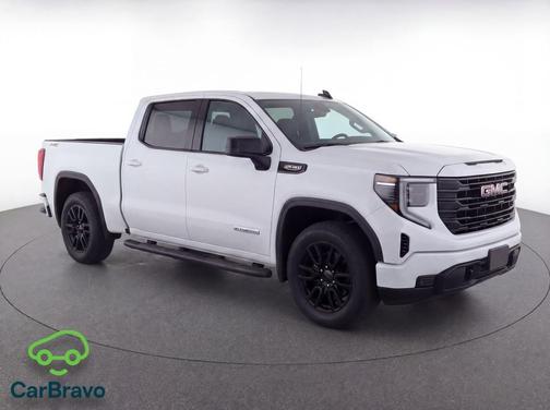 Summit White 2023 GMC Sierra 1500 Elevation