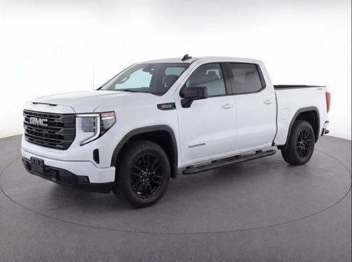 Summit White 2023 GMC Sierra 1500 Elevation