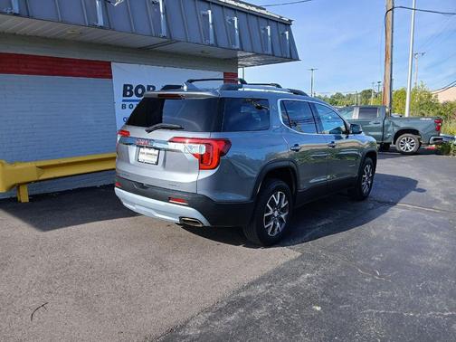 Satin Steel Metallic 2021 GMC Acadia AWD SLE
