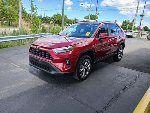 Ruby Flare Pearl 2022 Toyota RAV4 XLE Premium