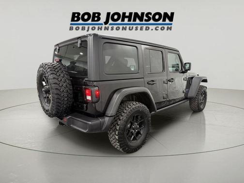 Black Clearcoat 2025 Jeep Wrangler 4xe Willys