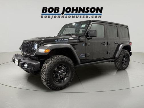 Black Clearcoat 2025 Jeep Wrangler 4xe Willys
