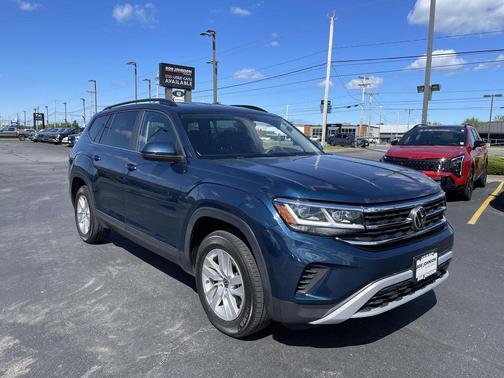 Tourmaline Blue Metallic 2021 Volkswagen Atlas 2.0T S