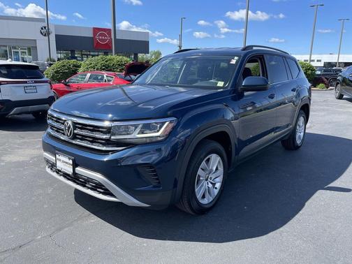 Tourmaline Blue Metallic 2021 Volkswagen Atlas 2.0T S