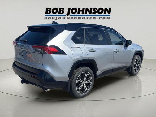Silver Sky Metallic w/Midnight Black Roof 2021 Toyota RAV4 Prime XSE