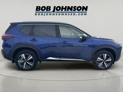 Caspian Blue Metallic 2021 Nissan Rogue Platinum