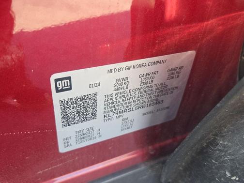Crimson Metallic 2024 Chevrolet Trailblazer LT