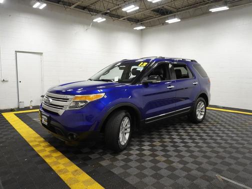 Deep Impact Blue Metallic 2013 Ford Explorer XLT
