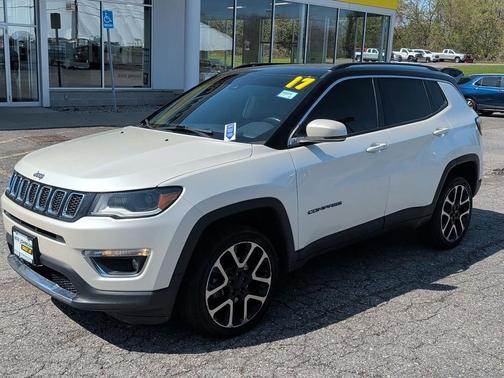 Pearl White Tri-Coat 2017 Jeep New Compass Limited