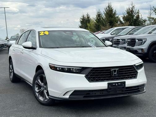 Platinum White Pearl 2024 Honda Accord EX