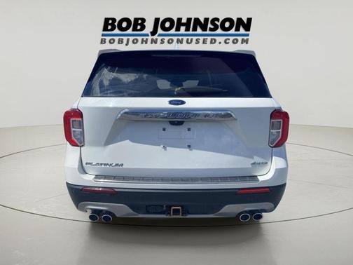 Star White Metallic Tri-Coat 2021 Ford Explorer Platinum