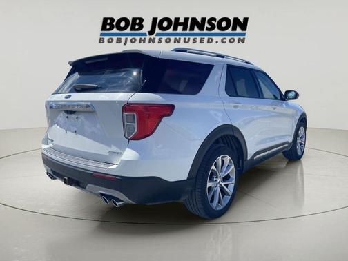 Star White Metallic Tri-Coat 2021 Ford Explorer Platinum