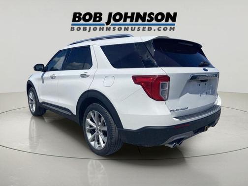 Star White Metallic Tri-Coat 2021 Ford Explorer Platinum