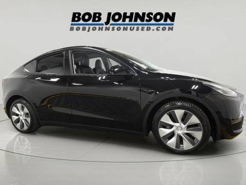 Solid Black 2021 Tesla Model Y Long Range Dual Motor All-Wheel Drive SUV