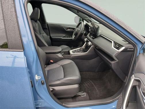 Cavalry Blue/Midnight Black Metallic 2024 Toyota RAV4 Hybrid SE