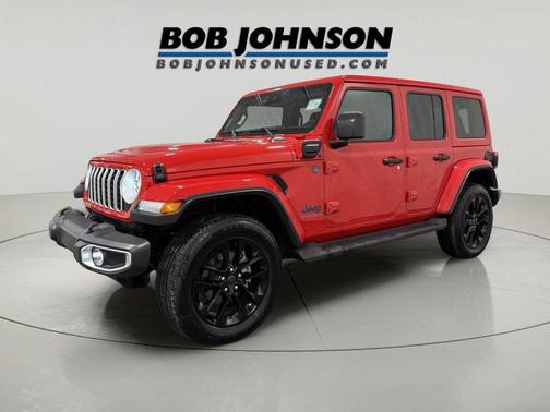 Firecracker Red Clearcoat 2025 Jeep Wrangler 4xe Sahara