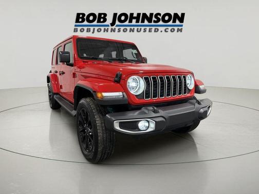 Firecracker Red Clearcoat 2025 Jeep Wrangler 4xe Sahara