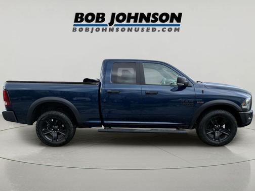 Patriot Blue Pearlcoat 2021 RAM 1500 Classic Warlock Quad Cab 4x4 6'4' Box