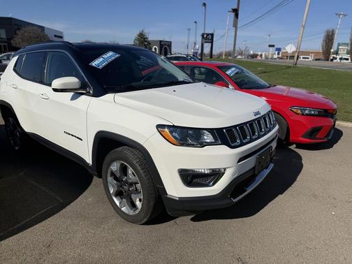 White Clearcoat 2018 Jeep Compass Limited