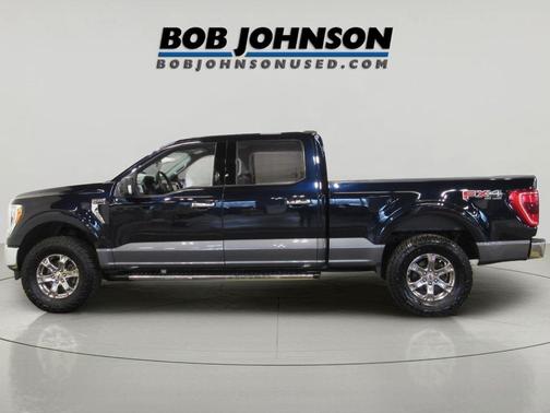 Antimatter Blue/Carbonized Gray 2021 Ford F-150 XLT
