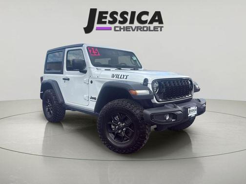 Bright White 2025 Jeep Wrangler Willys