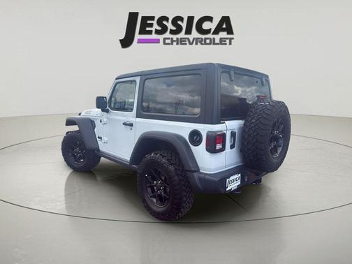 Bright White 2025 Jeep Wrangler Willys